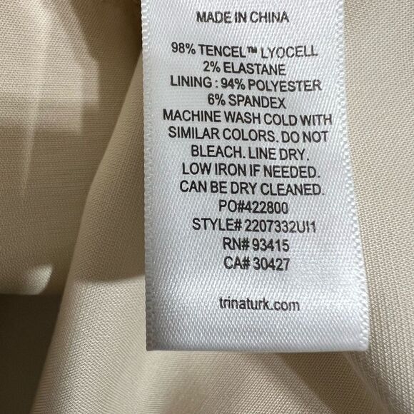 Trina Turk Tan Verse Mini Dress Size Small - Picture 6 of 11